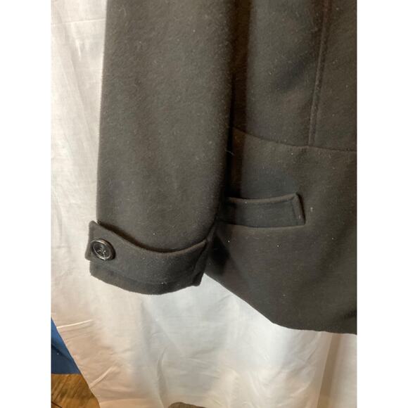 Robert Louis Women’s Jacket Medium Black Double-Breasted Wool Blend Lined - Picture 5 of 10